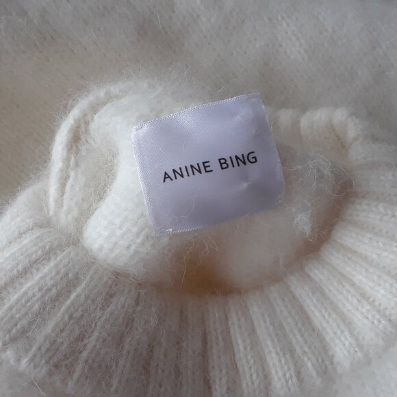 Anine Bing Angora Crewneck Sweater XS - Picture 7 of 9